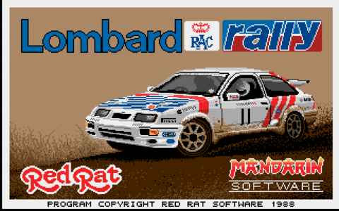 Amiga Pixel art 1,  Incomming-LombardRACRally