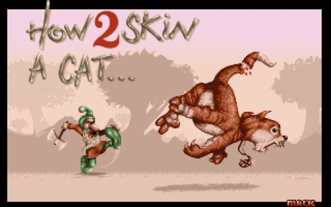 Amiga Pixel art 1,  Incomming-Mack-Mack_How2SkinACat