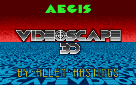 Amiga Pixel art 1, Applications-Videoscape3D