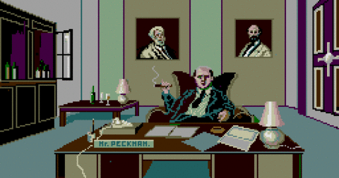 Amiga Pixel art 2, MagneticScrolls-GuildOfThieves_29_Office