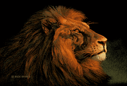 Amiga Pixel art 1, RickParks-RickParks_Lion