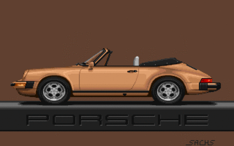 Amiga Pixel art 2, JimSachs-_images-JimSachs_Porsche2.tft1