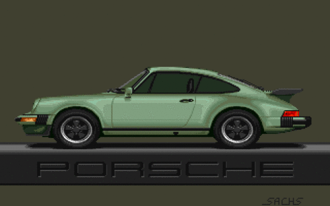 Amiga Pixel art 2, JimSachs-_images-JimSachs_Porsche5.tft1