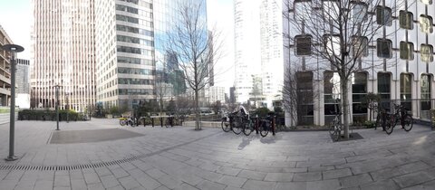 Stationnements vélos, La Défense place Pyramide 13 arceaux