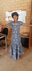 On visite du pays !, Hassatou  notre collègue  en pleine forme