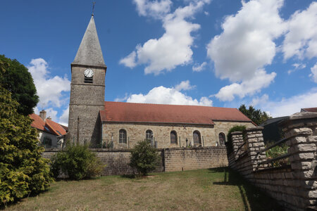 20200813-02 GR7 Ballon d'Alsace - Grancey - Beaune, 1658 L'église de Chézeaux