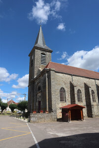 20200813-02 GR7 Ballon d'Alsace - Grancey - Beaune, 1667 L'église de Varennes-sur-Amance