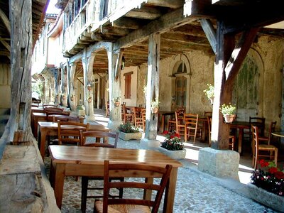 Gers, Terrasse en été