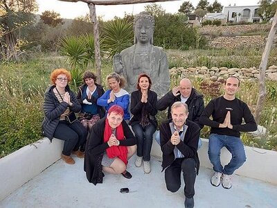 IBIZA DU 310321 AU 050421, Chez Sandra : Sophie Marine Marie Laure Henri Silvio notre guide Rose et Henri
