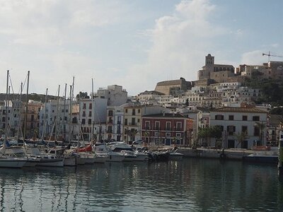 IBIZA DU 310321 AU 050421, Départ de la ville d'Ibiza vers l'Ile Formentera