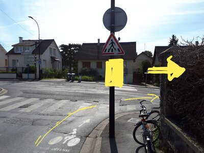 marquage ywb, A104