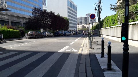 Pistes cyclables, Arago bande cyclable