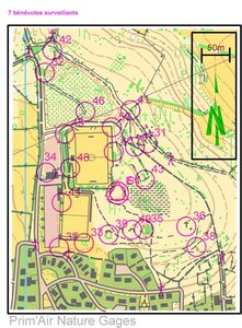 photos PAN, parcours Primaire nature gages.All