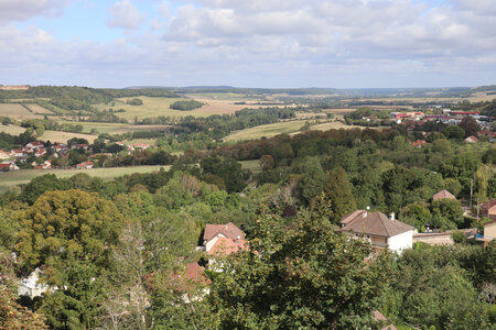 20200813-02 GR7 Ballon d'Alsace - Grancey - Beaune, 1727 Langres : vue depuis le rempart Ouest