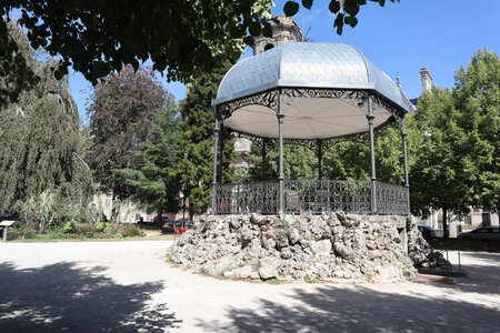 20200813-02 GR7 Ballon d'Alsace - Grancey - Beaune, 1796 Langres : le kiosque à musique du square Olivier Lahalle