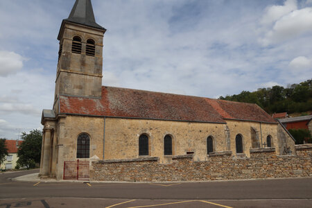 20200813-02 GR7 Ballon d'Alsace - Grancey - Beaune, 1839 Noidant-le-Rocheux : l'église