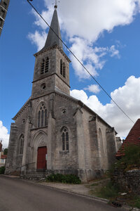 20200813-02 GR7 Ballon d'Alsace - Grancey - Beaune, 1911 Lamargelle-aux-Bois : l'église