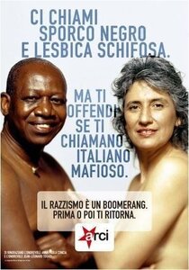razzismo - alcune campagne, 1_razzismoboomerang
