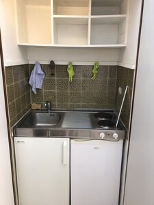 Appartement Krutenau, Coin cuisine (se ferme après usage)