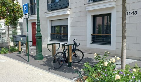 Stationnements vélos, Fusillés arceaux