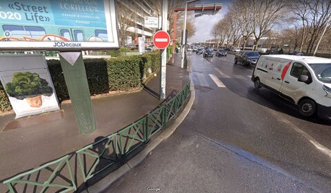 Points noirs, RD7 Paul Lafargue vers Neuilly pas de piste