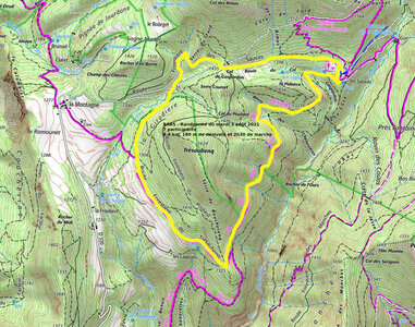 2021 08 03 Tour de Tresbaudenq, 2021_08_03 Tour de Tresaubenq Trace