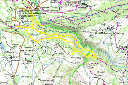 2021 09 07 Manse Boucle des Gorges, 2021_09_07 Manse Boucle des GorgesTrace