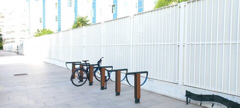 Stationnements vélos, Maréchal Leclerc 6 arceaux 2