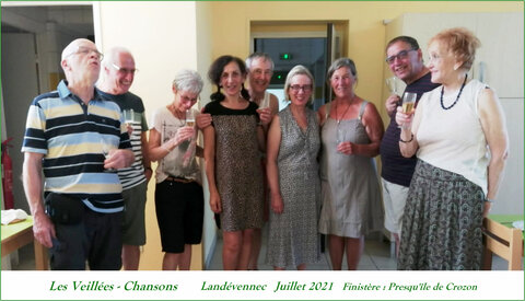 Les Veillées-chansons en Bretagne Finistère : LANDEVENNEC Juillet 2021 Album de Marie-Noëlle,  1 18_07_2021