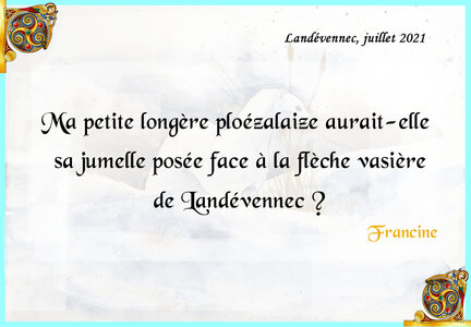 Les Veillées-chansons en Bretagne Finistère : LANDEVENNEC Juillet 2021 Album de Francine, 0060