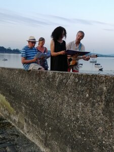 Les Veillées-chansons en Bretagne Finistère : LANDEVENNEC Juillet 2021 Album de Marie-Noëlle, 0044