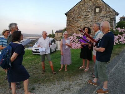 Les Veillées-chansons en Bretagne Finistère : LANDEVENNEC Juillet 2021 Album de Marie-Noëlle, 0047