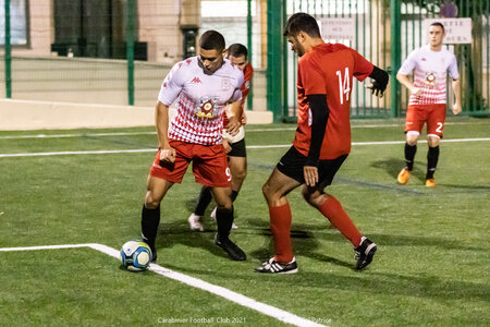 Match à 7 Carabibiers/Fibre (5à3), Match à 7 CFC- Fibre  83 sur 91 