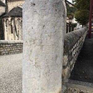 Arko, W07 - Cruas - Borne milliaire 5