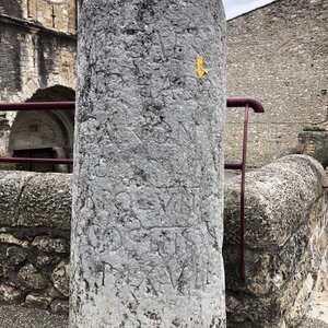 Arko, W07 - Cruas - Borne milliaire 10