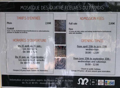 Arko, W26 - Die - Panneau Mosaique du Paradis