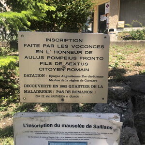 Arko, W26 - Saillans - Inscription Gallo-romaine 4