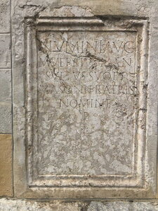 Arko, W38 - Aoste - Eglise  Saint-Clair - Inscription gallo-romaine 5