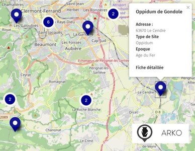 Arko, W63 - Le Cendre - Oppidum de Gondole 8