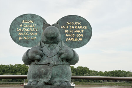 Fabien Magigue 2021, Le chat de Philippe Geluck déambule sur les quais