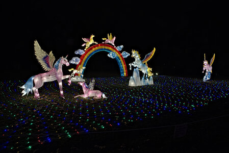 Fabien Magigue 2021, Les lumières légendaires au parc bordelais
