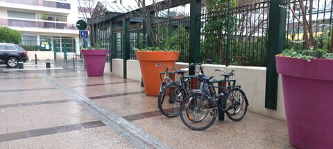 Stationnements vélos, Nennig 3 arceaux