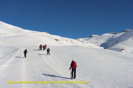 Raquettes sur le plateau de Jujal, Plateau de Jujal et le Paravar  Merlette  006