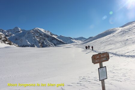 Raquettes sur le plateau de Jujal, Plateau de Jujal et le Paravar  Merlette  008