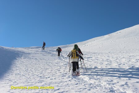 Raquettes sur le plateau de Jujal, Plateau de Jujal et le Paravar  Merlette  012