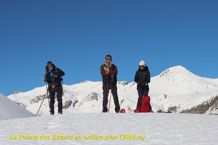 Raquettes sur le plateau de Jujal, Plateau de Jujal et le Paravar  Merlette  018