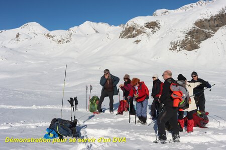 Raquettes sur le plateau de Jujal, Plateau de Jujal et le Paravar  Merlette  026