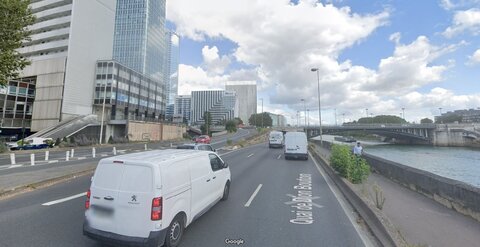 Points noirs, Quais de Seine Pont de Neuilly vers Courbevoie