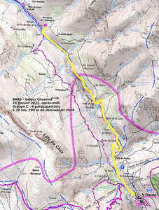 2022_01_27 Séjour Chazelet, 2022_01_25 Sejour Chazelet Trace 2