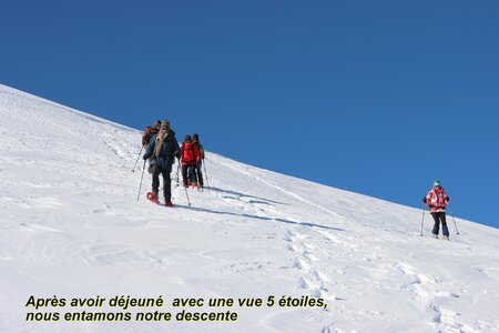 Séjour raquettes Emparis (2ème jour), Séjour raquettes Emparis du 25 au 27 janvier 2022  2ème jour  029